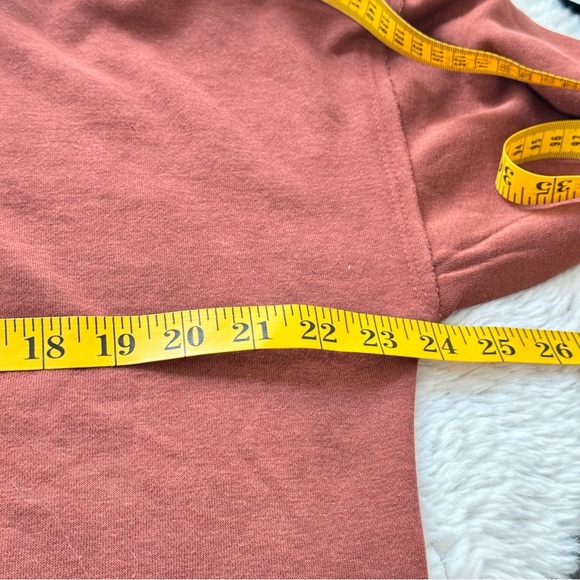 Cozie by Pink Rose Cropped V Neck Pullover Sweater NWT Size L - Picture 5 of 8